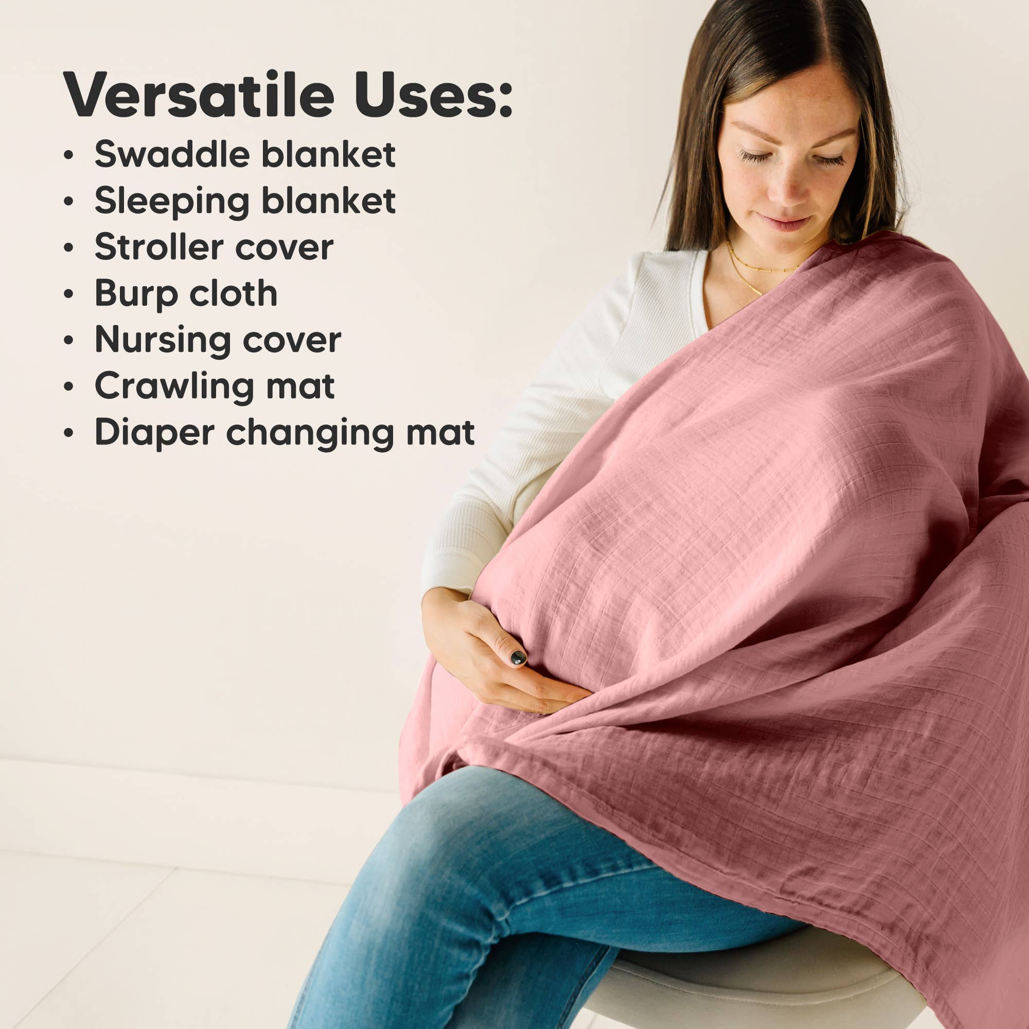 Koralen KeaBabies Lumi Mousseline Inbakerdoeken voor groothandel op Faire6