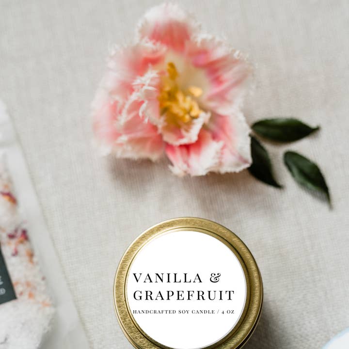 Benjamin Soap Co. - Wholesale Travel Candles - Luxe Travel Candle | 4 oz Tin3