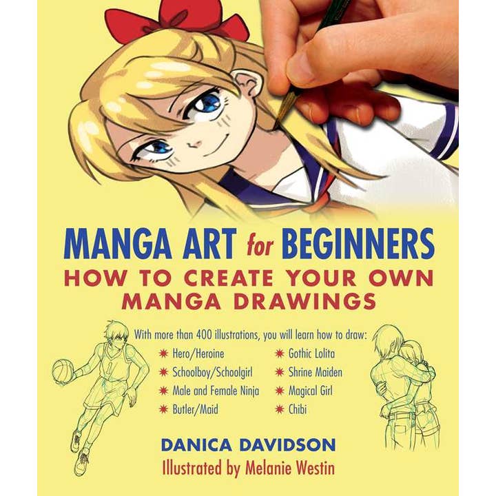 Manga Art for Beginners by Danica Davidson for wholesale by Simon & Schuster