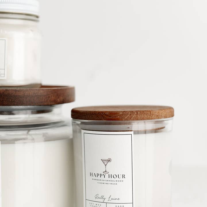 Reilly Laine - Wholesale Jar/Filled Candle - Happy Hour Candle6