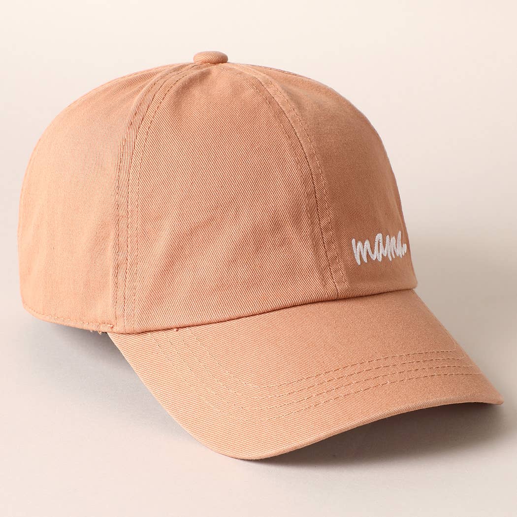 Fashion City - Wholesale Baseball Cap - Women's - Mama Letters Embroidered Baseball Cap17