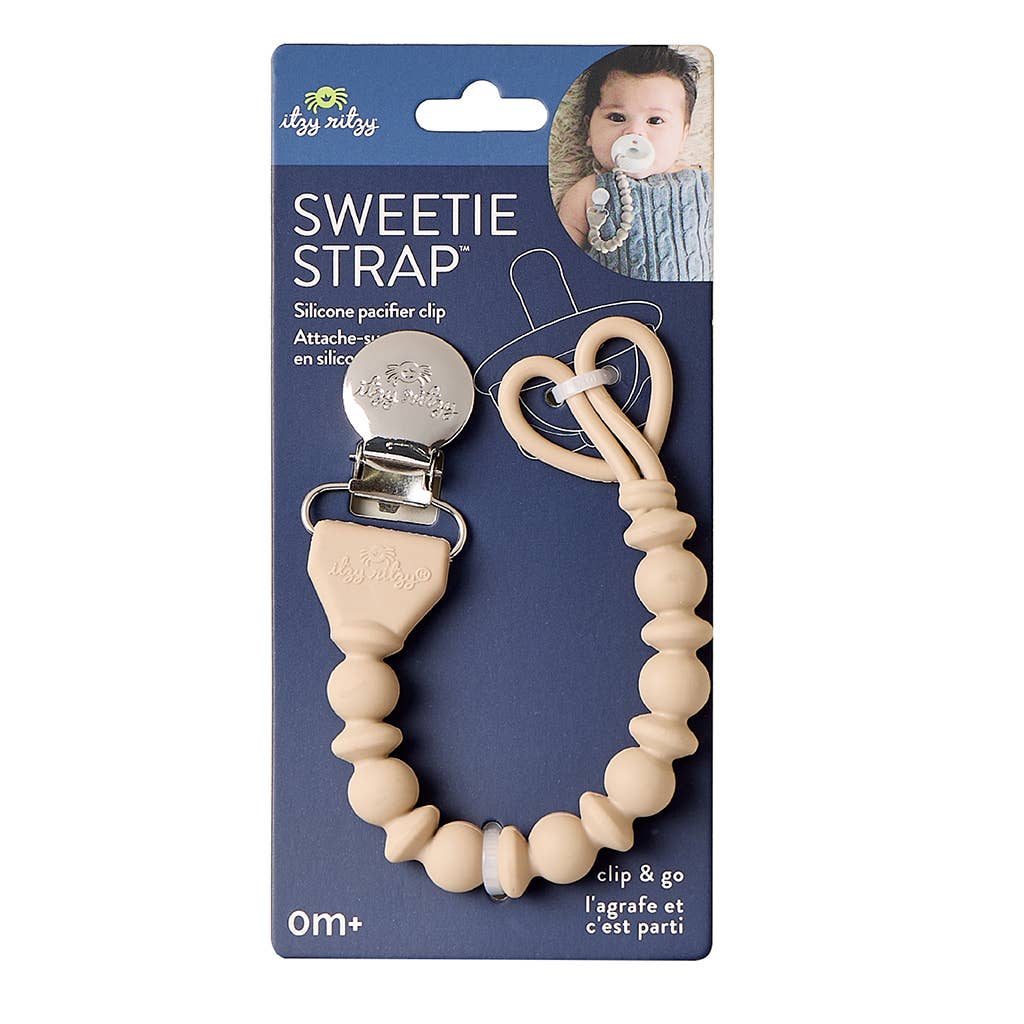 Itzy Ritzy - Vente Pince à tétine – bébé - Sweetie Strap™ Sucette d'une pièce en silicone31