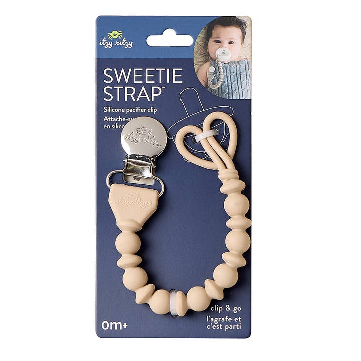 Itzy Ritzy - Vente Pince à tétine – bébé - Sweetie Strap™ Sucette d'une pièce en silicone31