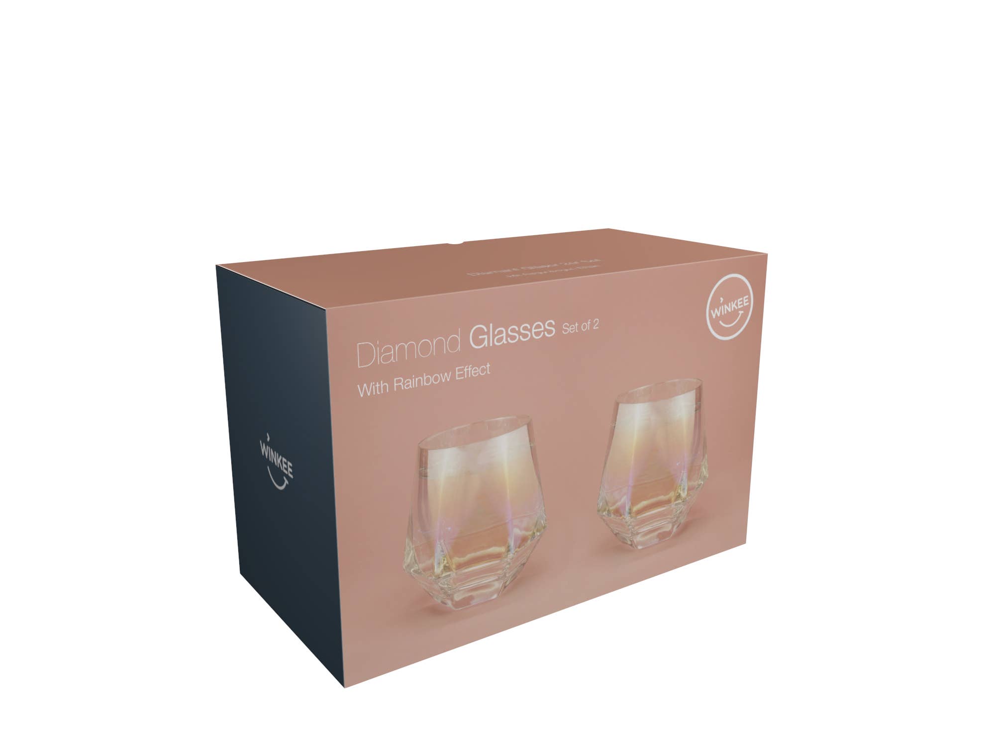 MAGS - Vendita all'ingrosso Bicchieri da cocktail/superalcolici - set di 2 bicchieri con diamanti2