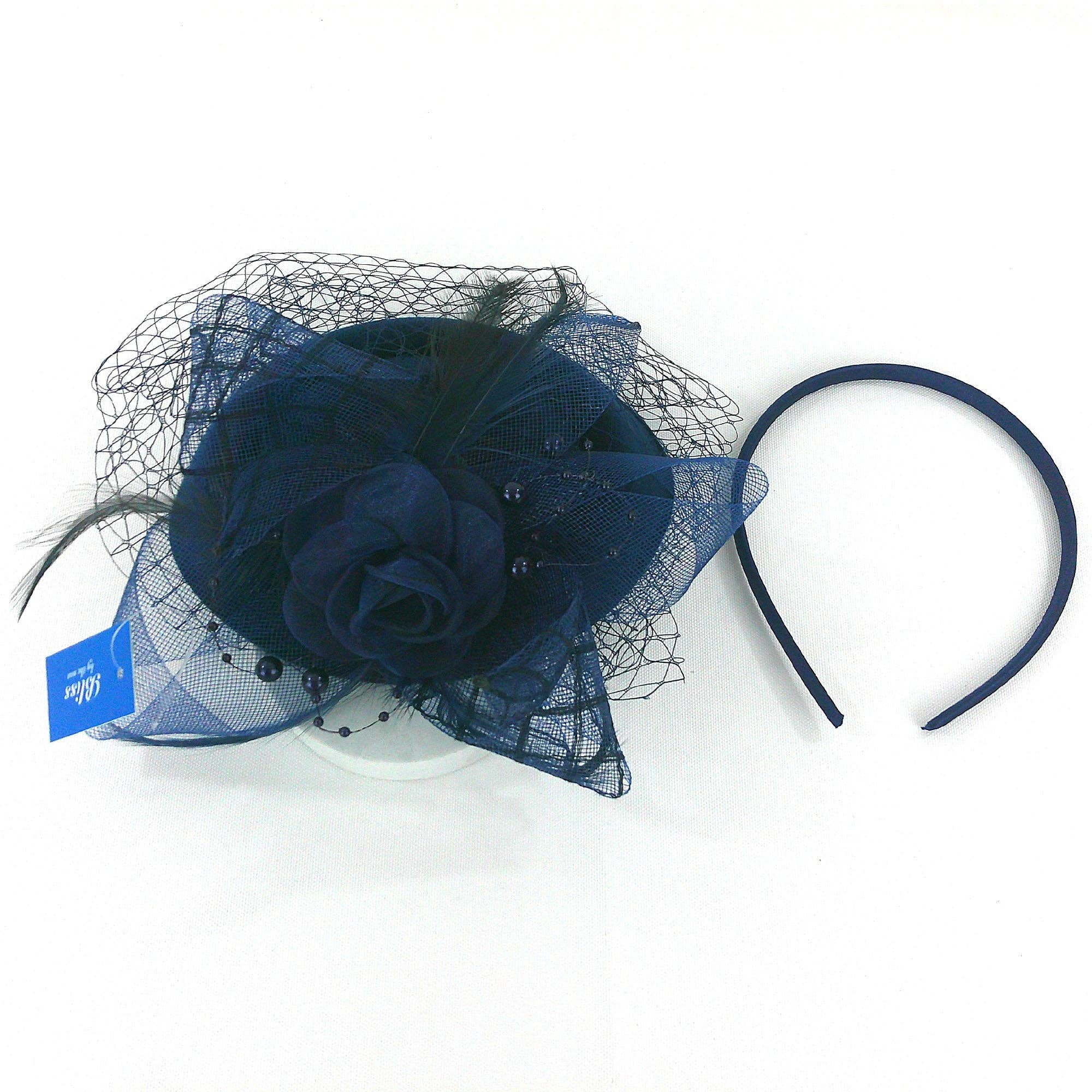TAPA fashion - Wholesale Fascinator Hat - Women's - Kentucky Derby & Tea Party Flower Feather Hat FF917 (3PC)6