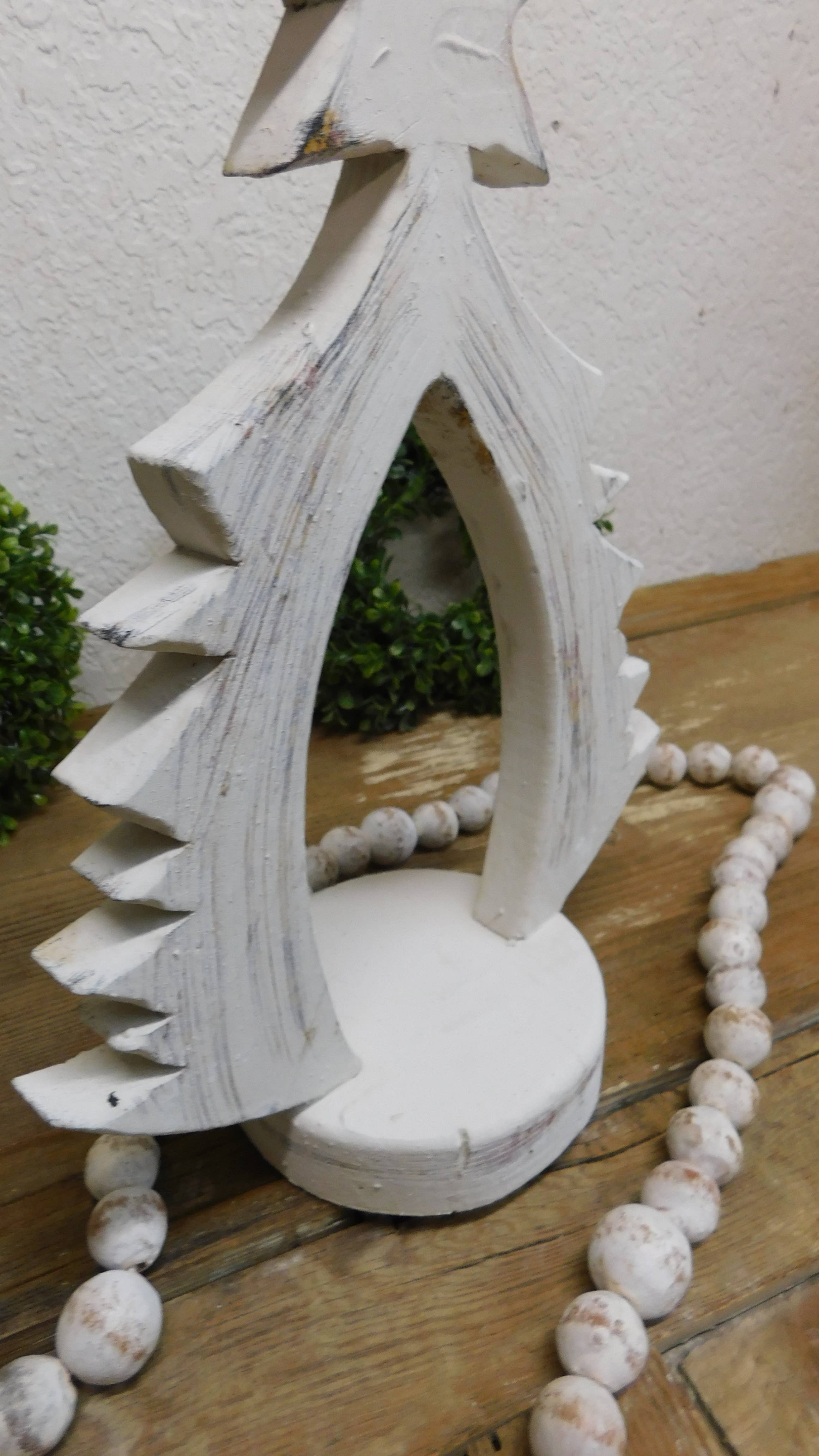 My Amigos Imports – wholesale Juldekoration – REA-Träjulgransset med 3 delar-Nestande-Vit-280 kr1