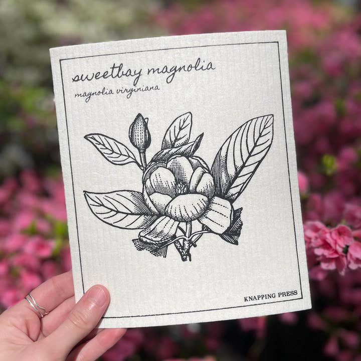 Knapping Press - Wholesale Cleaning Cloth - Swedish Dishcloth - Sweetbay Magnolia1