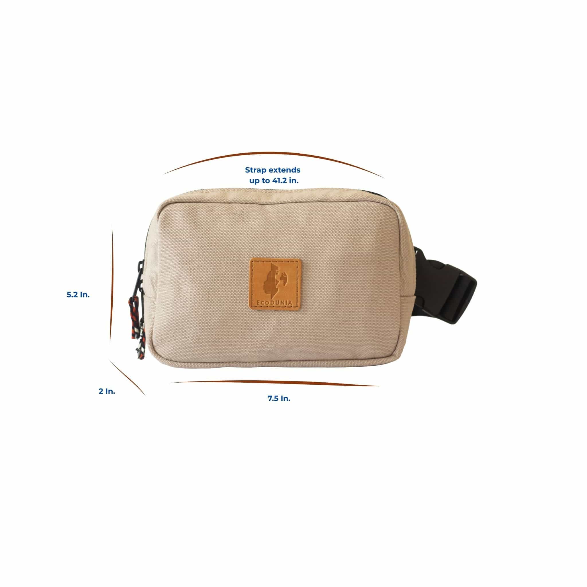 Ecodunia - Wholesale Belt Bag - Unisex - Canvas Crossbody Belt Bag Pouch, The Everywhere Belt Bag 1L65