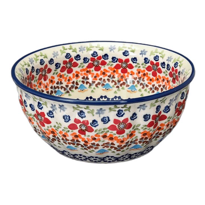 Bowl, Round, 7.75" in "Stellar Celebration" by Manufaktura | M085S-P309 for wholesale by Polish Pottery Outlet