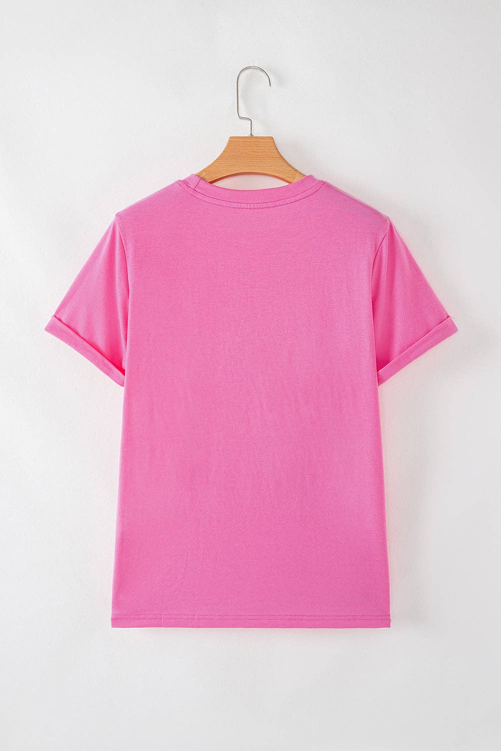 PRETTY BASH - Wholesale T-Shirt - Women's - Solid Short Sleeve Crew Neck Tee84