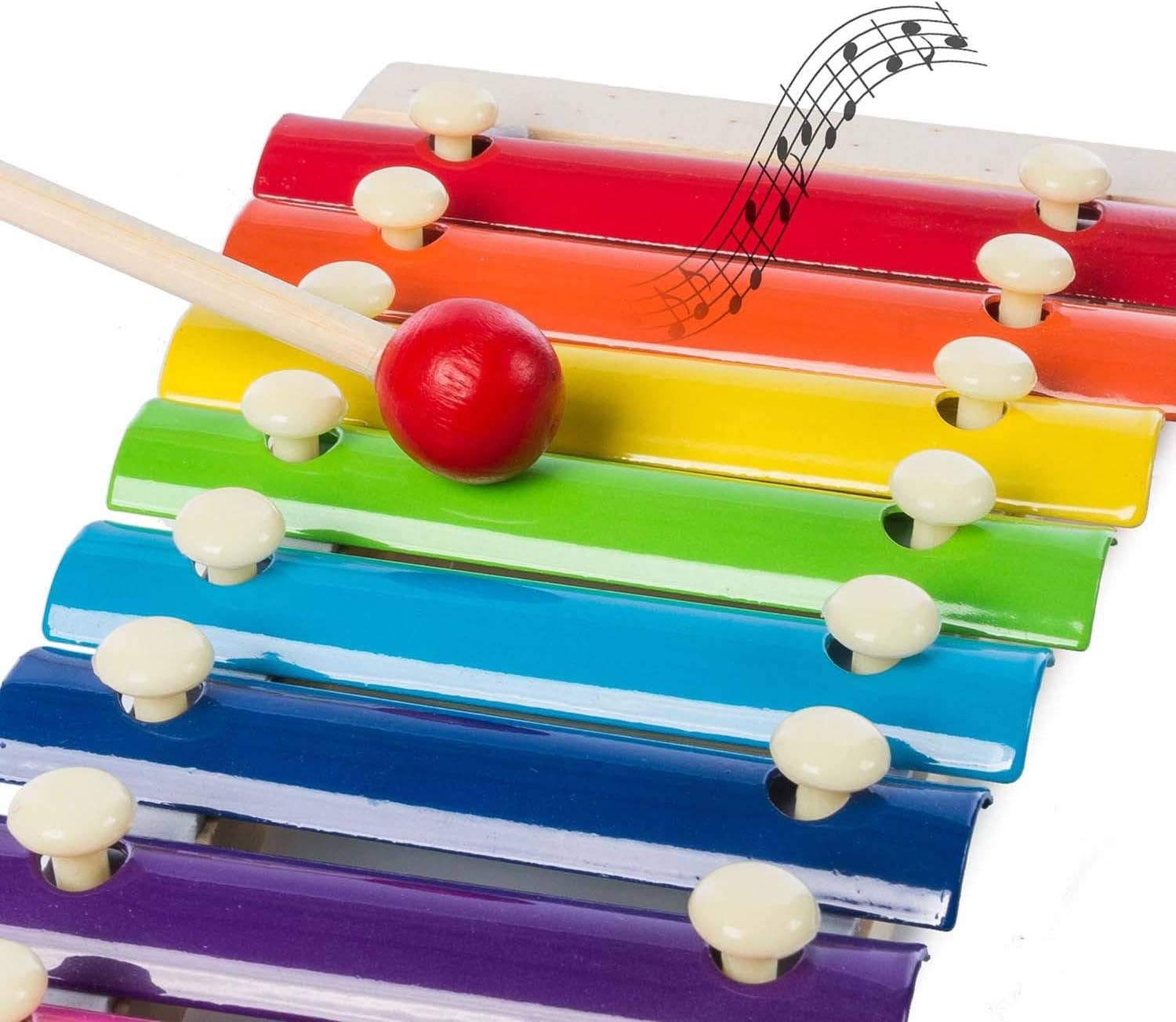 NHP International - Wholesale Musical Toy - Kids & Baby - Kids toys - Multi colour wooden with metal xylophones6