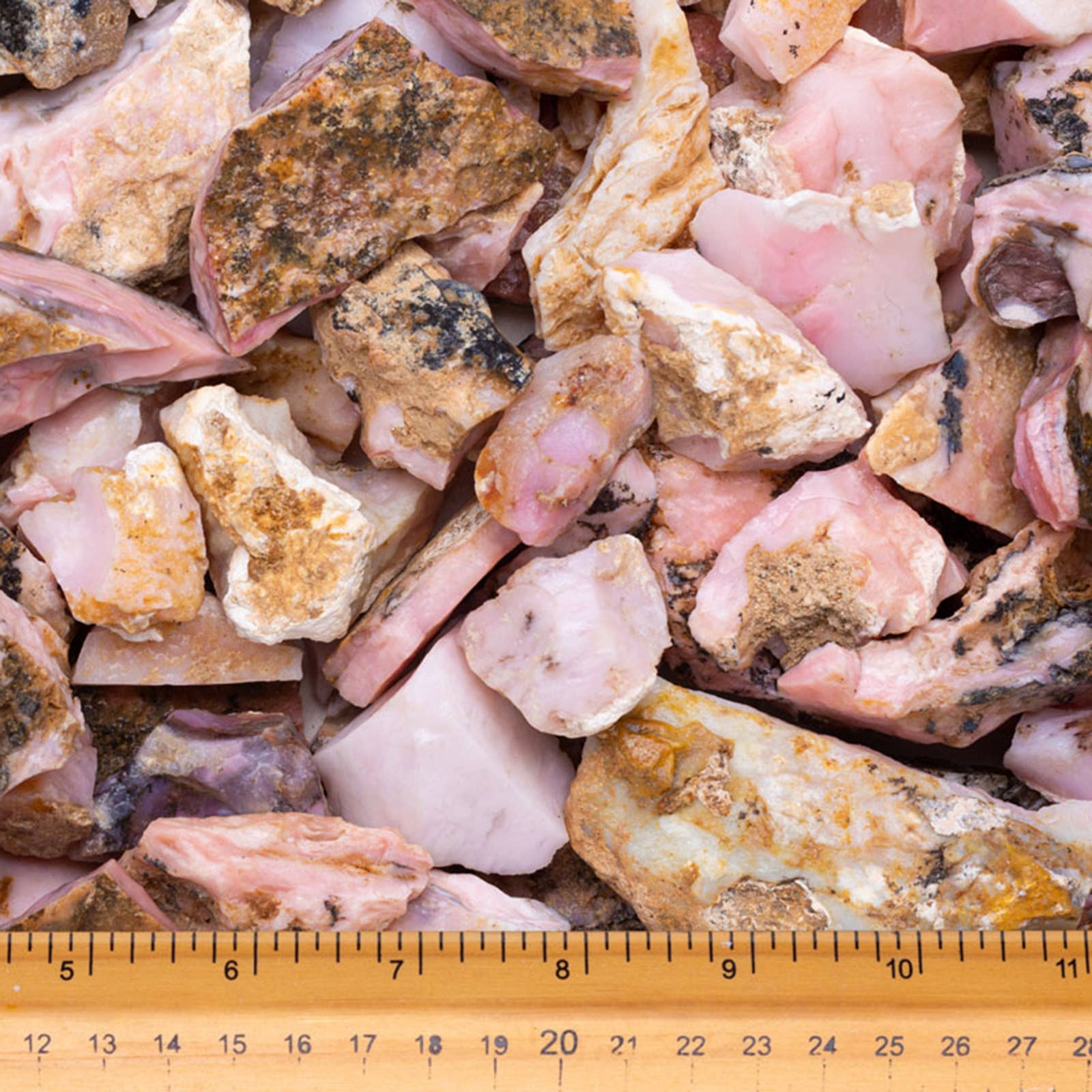Fantasia Mining – Engroshandel Spirituelle sten og krystaller – Rough Pink Opal fra Peru - Rå naturlige sten (ca. 0,45 kg)2
