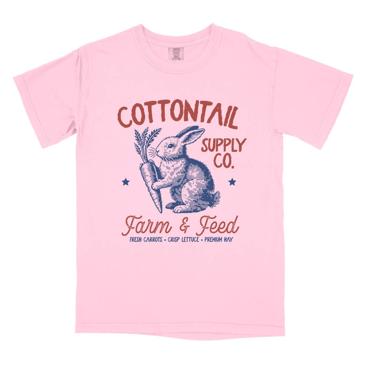 Untamed Country - Wholesale Screen Printed T-Shirt - Women's - Farm & Feed Vintage Farm Sign Comfort Colors Shirt5