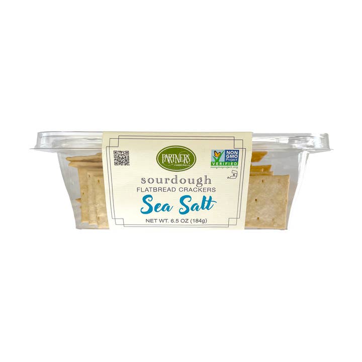 Partners Crackers - Wholesale Crackers - Partners Sourdough Sea Salt Flatbread Crackers3