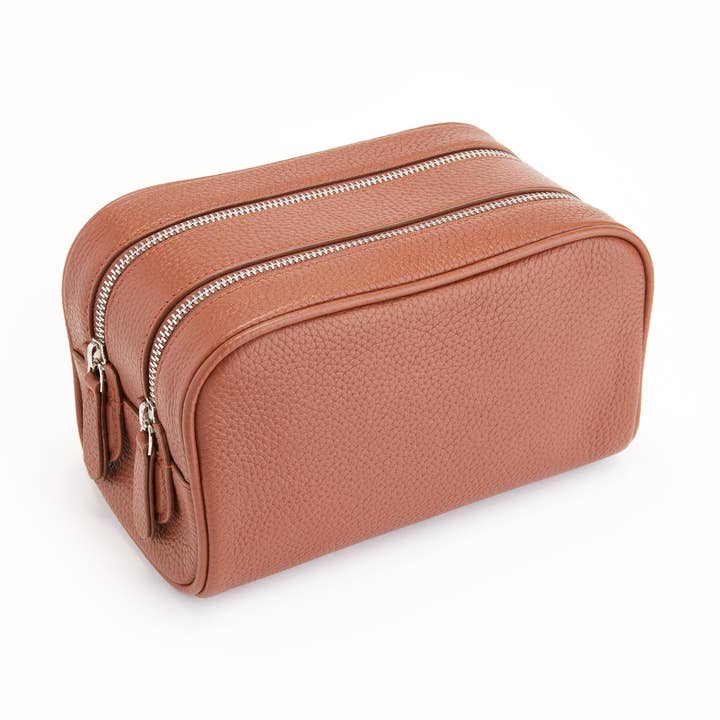Double Zip Toiletry Bag for wholesale by ROYCE New York