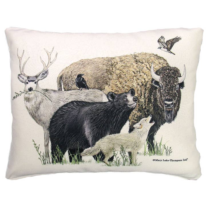 Pillow - Wild Animals - indoor / outdoor cushion for wholesale by Magnolia Casual