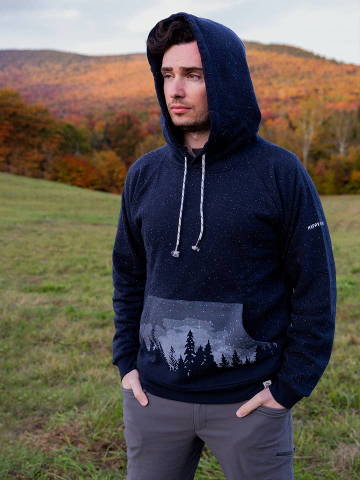 Happy Earth - Wholesale Hoodie - Unisex - Starlit Night Hoodie8