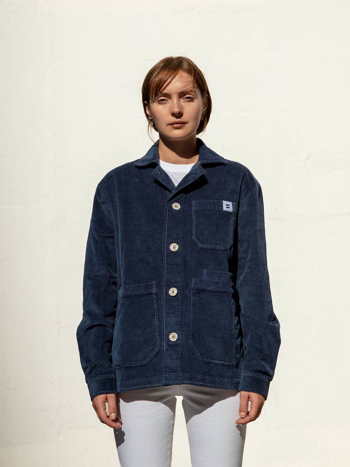 THE RIBBED DENIM JACKET for wholesale by Côtelé Paris