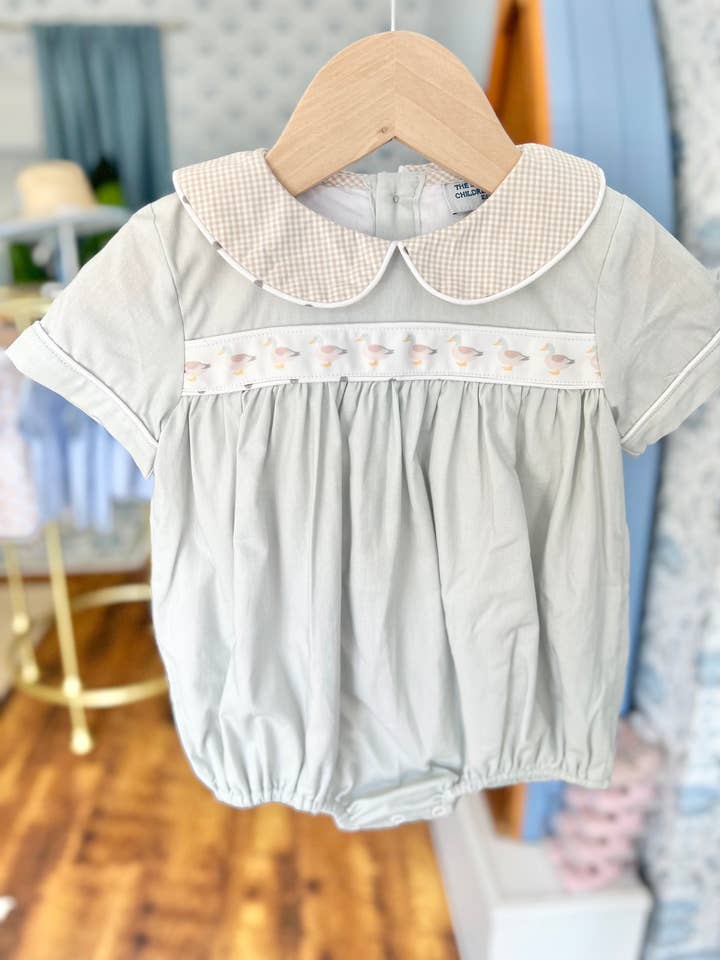 The Seaside Proper Children’s Company - Wholesale Bodysuit (Non-Footed) - Baby - Pondside Proper Mallard Ribbon Bubble0