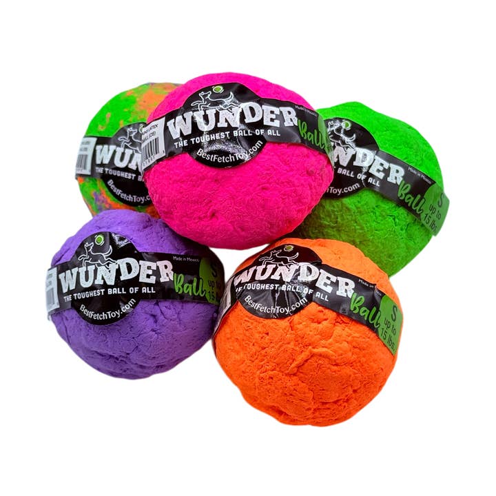 WACKYwalk'r - Wholesale Apporteerbal voor honden - Hond - KLEINE WUNDERball Navulling – 12 Stuks0