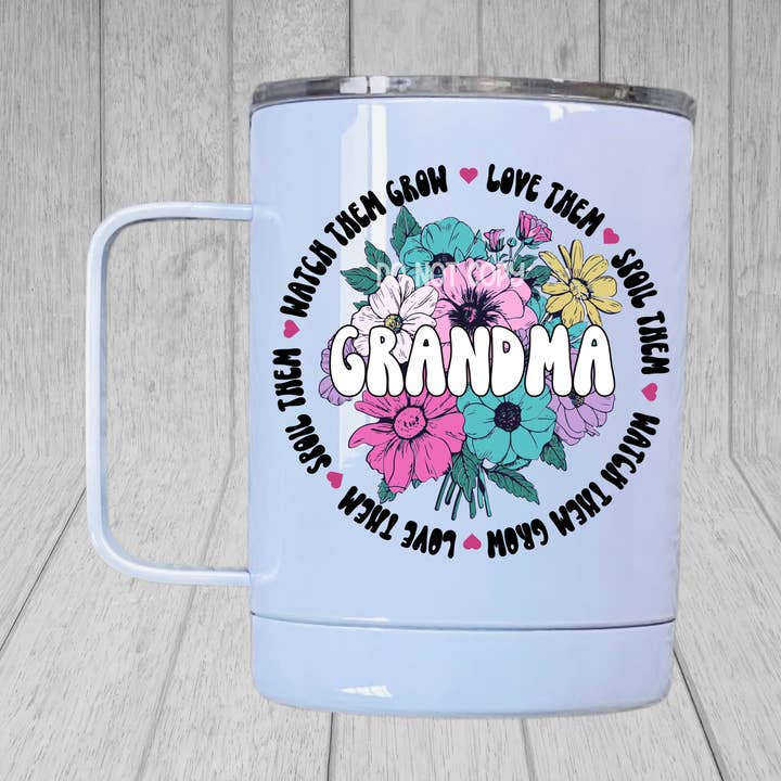 Grandma floral MUG for wholesale by Antisocial Designs