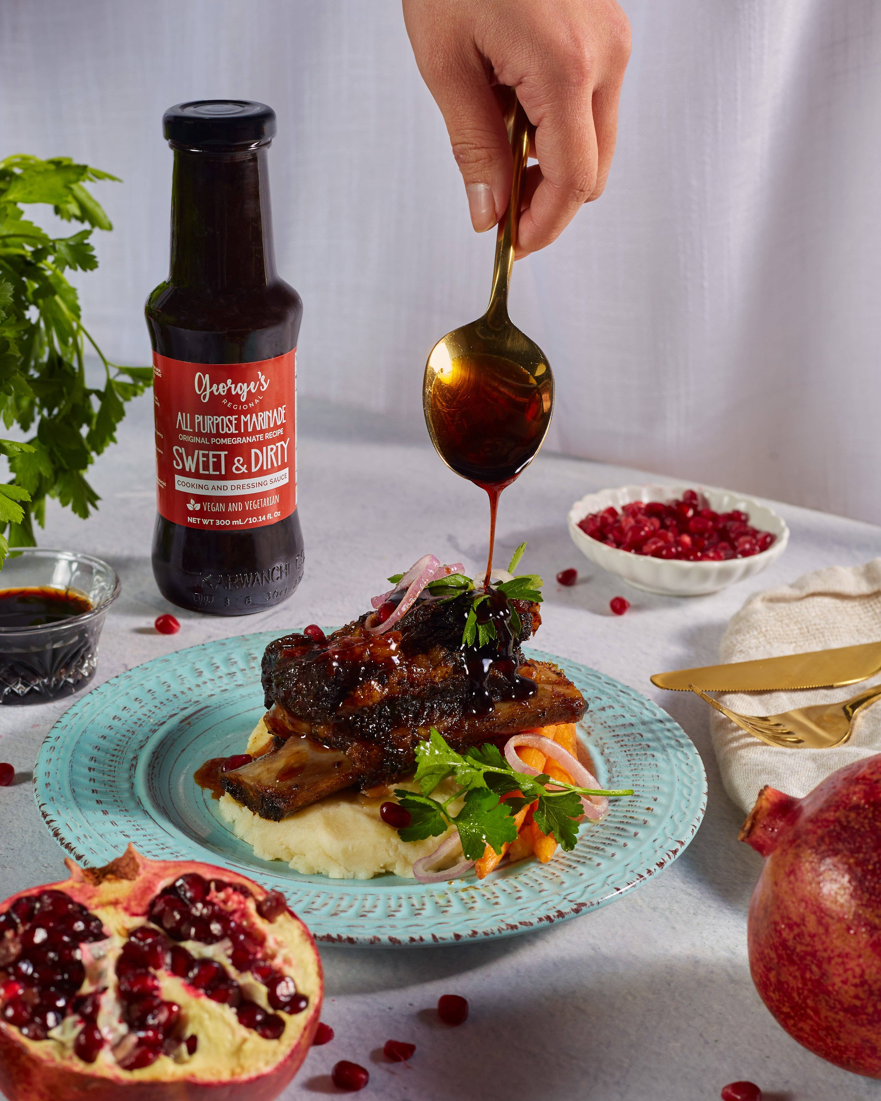 George's Regional - Wholesale Sauce - Pomegranate Molasses Marinade - Original (300mL)3