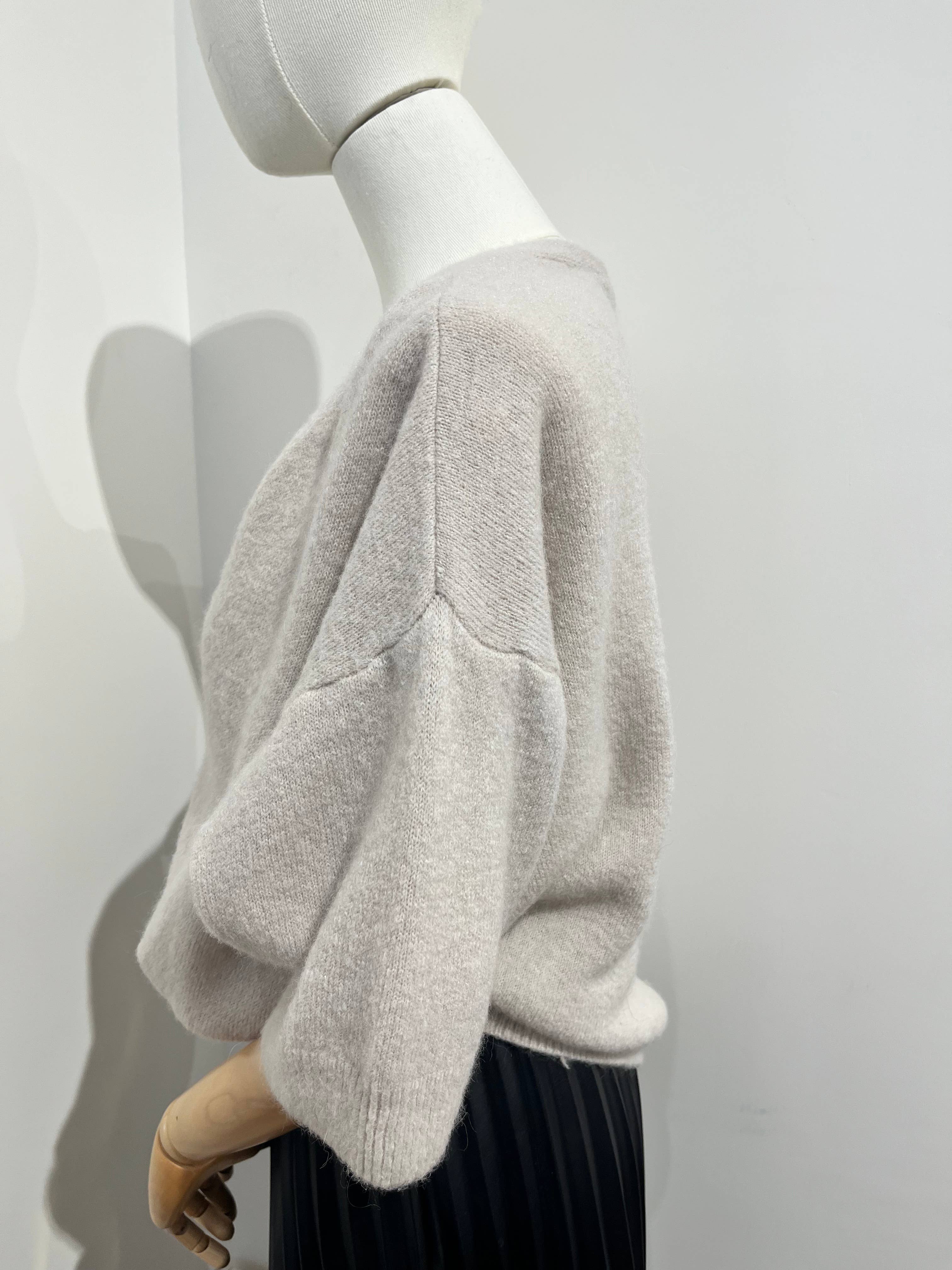 Orice – Engroshandel Cardigan - Dame – Kortærmet vest i 30% baby alpaka strik - Orice1