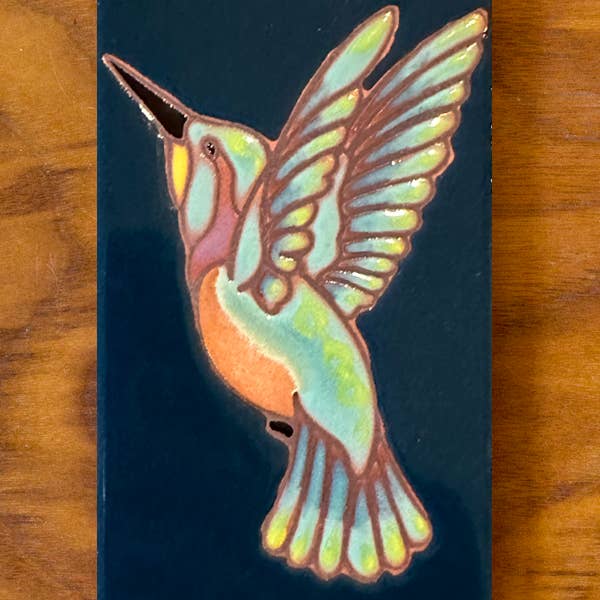 Carly Quinn Designs - Wholesale Wall Accent - 3x6 Hummingbird Tile Art Gift