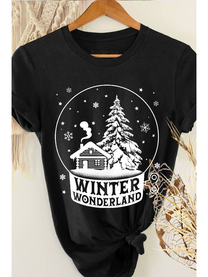 BouTeeQue Closet - Wholesale Screen Printed T-Shirt - Women's - BT1776 T Winter WONDERLAND3