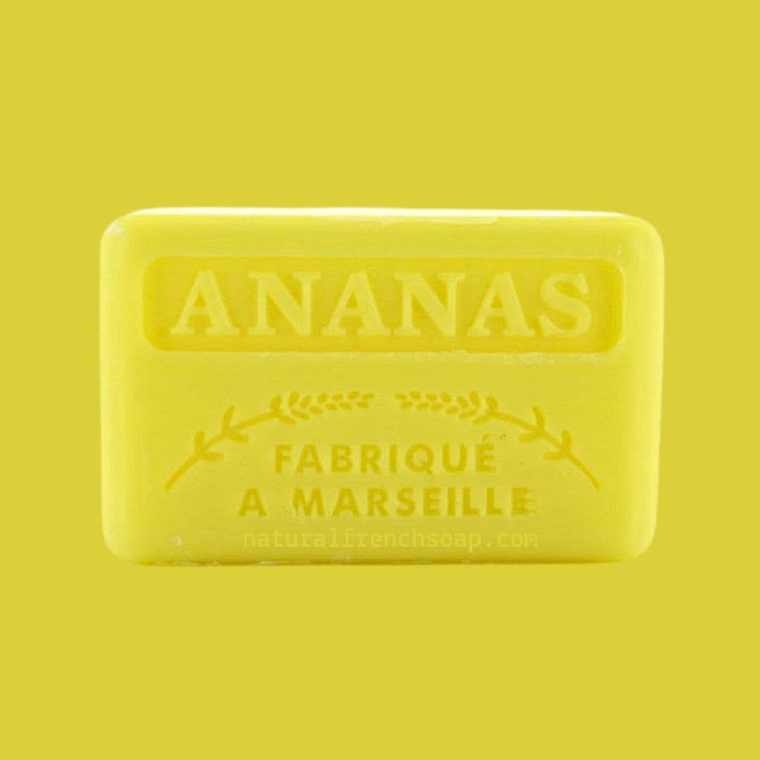 French Soap Wholesale – sabonete sólido por atacado – Sabonete francês por atacado de abacaxi 125g