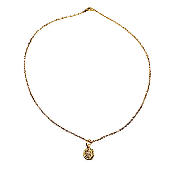 Twinkle Dainty CZ Star Charm Layering Necklace for wholesale by Alisa Michelle Designs Inc.