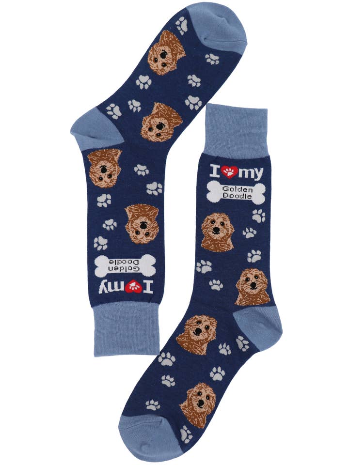 SoXcellent - Wholesale Sokken - Uniseks - I Love Dogs Golden Doodle sokken, uniseks