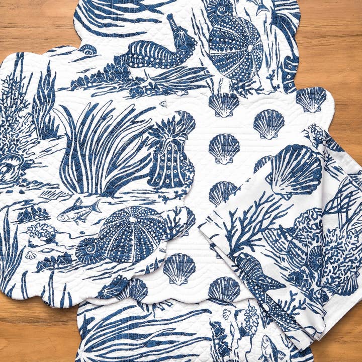 C&F Home - Wholesale Dinner & Cloth Napkin - Waverly Reef Napkin