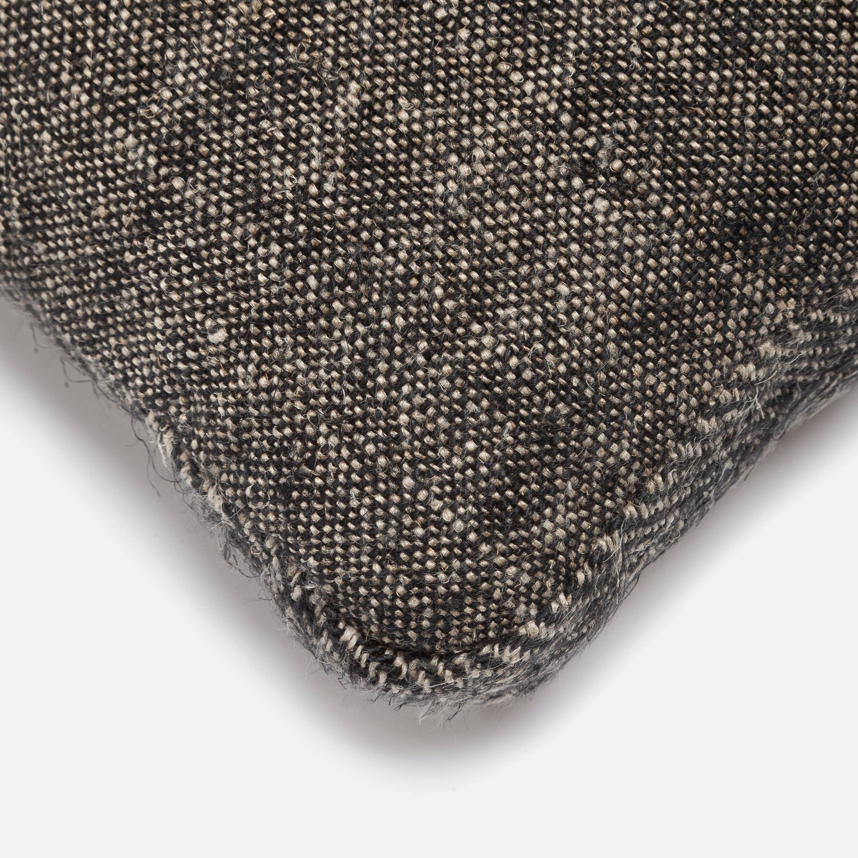 Dareels - Vente Coussins de chaise - Coussin DADDAL en lin naturel bicolore4