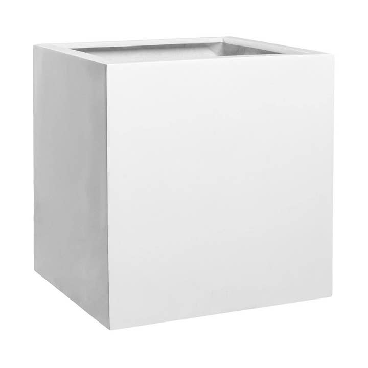 Bloque M - Blanco mate - Largo 40 cm x Ancho 40 cm x Alto 40 cm para venta al por mayor de Pottery Pots
