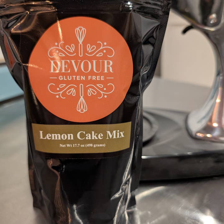 Gluten Free Lemon Cake Mix for wholesale by DEVOUR Gluten Free