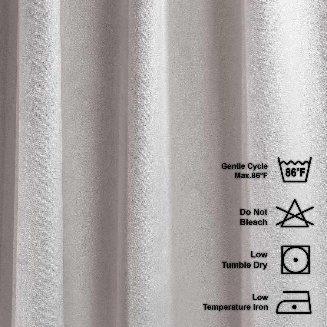 Bes Home Design – Engroshandel Gardin – 100 tommer brede og ekstra lange matterede fløjlsgardiner i specialmål57