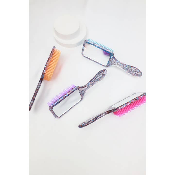 MIX COLOR Hair Comb with Mirror Set for wholesale on Faire