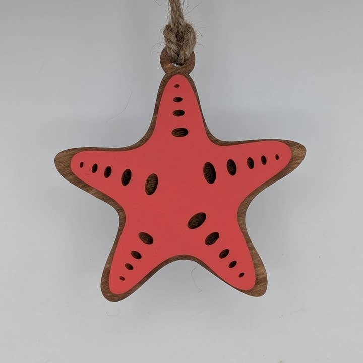 Décoration de Noël étoile de mer pour la vente par The Little Ornament Shop