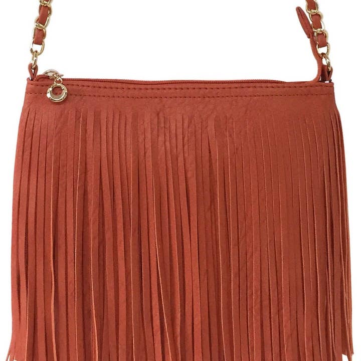MiMi Wholesale - Wholesale Crossbody Bag - Women's - E031 Samantha Fringe Crossbody Bag7