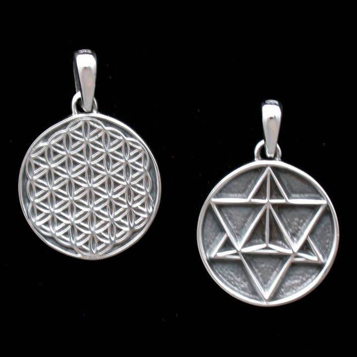 Sterling Silver Flower of Life Pendant for wholesale by Zeppo Merchandisers Inc