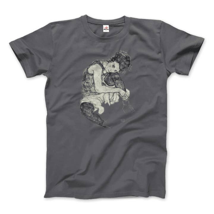Art-O-Rama Shop - Wholesale T-Shirt (Graphic) - Unisex - Egon Schiele Zeichnungen I (Drawings 1) 1917 Art T-Shirt8