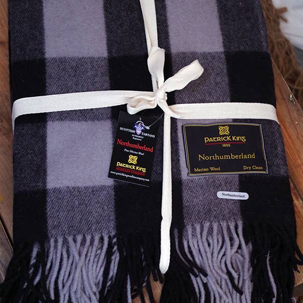 Patrick King Woollen Company - Wholesale Throw Blanket - Northumberland Deluxe Highland Blanket0