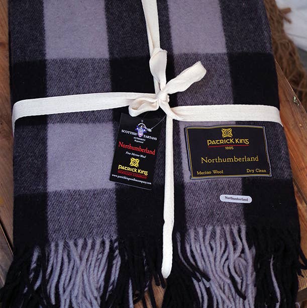 Patrick King Woollen Company - Wholesale Throw Blanket - Northumberland Deluxe Highland Blanket0