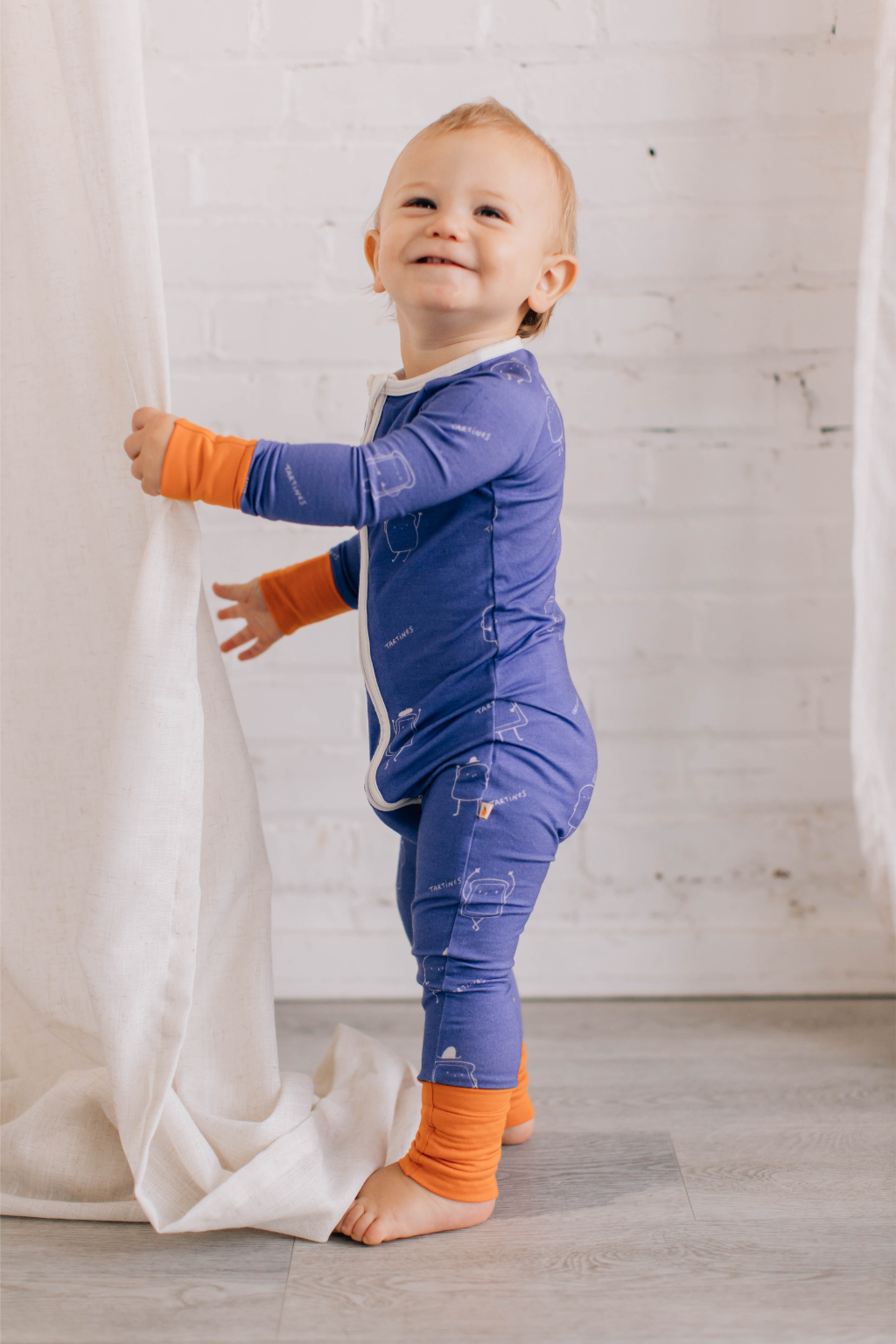 Tangerine Rêve - Wholesale Jumpsuit - Baby - Tartine de Mediterranean Convertible Romper5