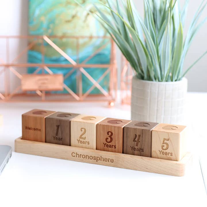 Gradzo - Wholesale Decorative tabletop object - Custom Wooden Name Blocks/Cubes - Engraved Wedding Decor3