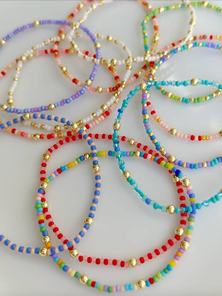 Stackable Bead Bracelet for wholesale by Designed by Emily Ann