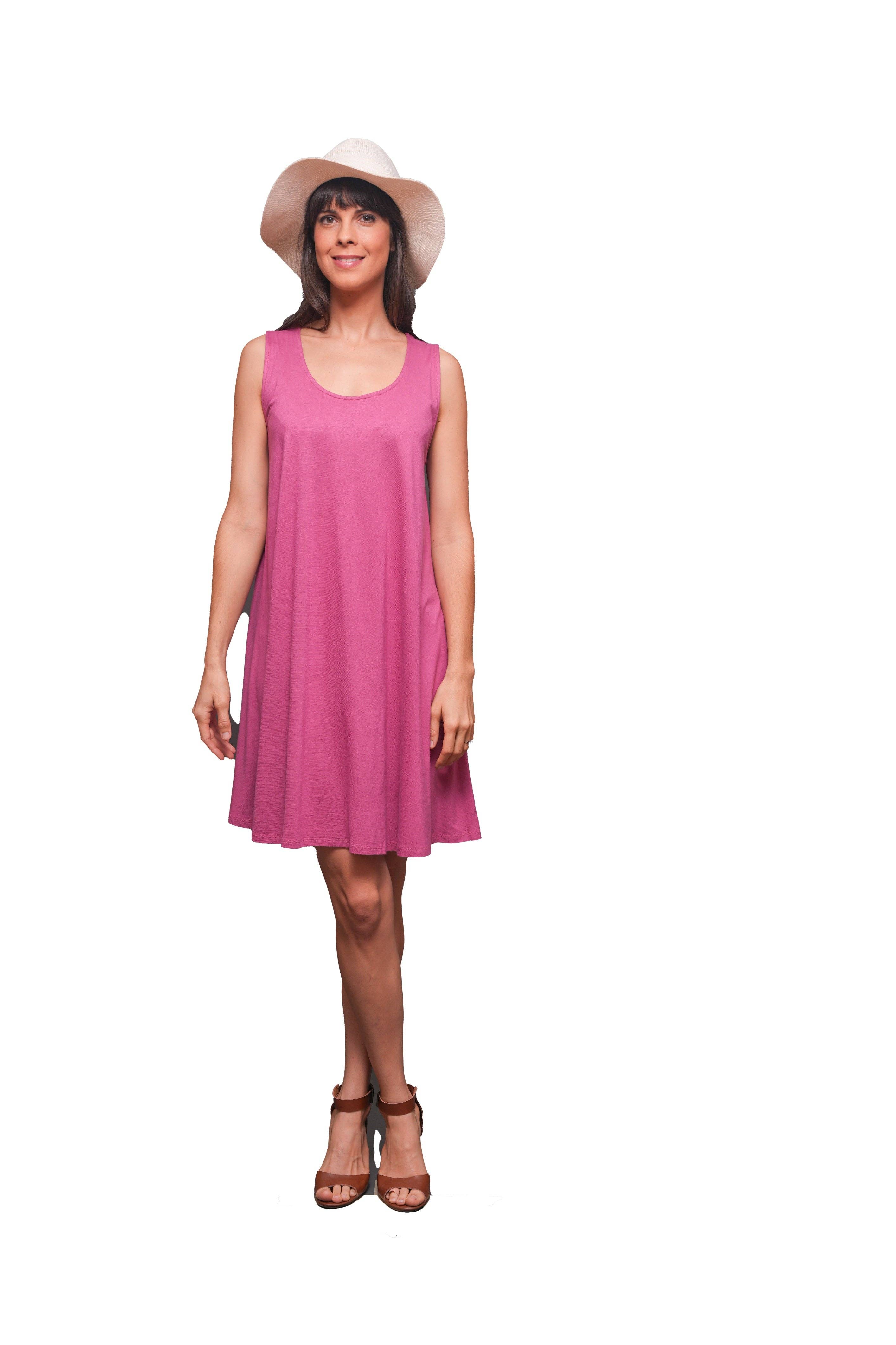 Sacred Threads - Wholesale Dress - Women's - Essential Summer Spandex Umbrella Dress, Solid Colors4