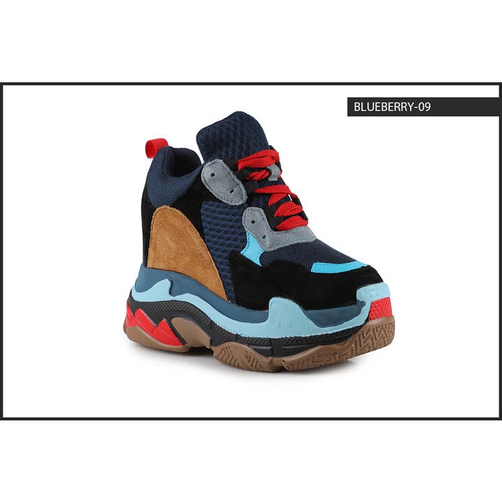 Blueberry 09- Hidden Wedge Sneakers for wholesale by Anthony Wang