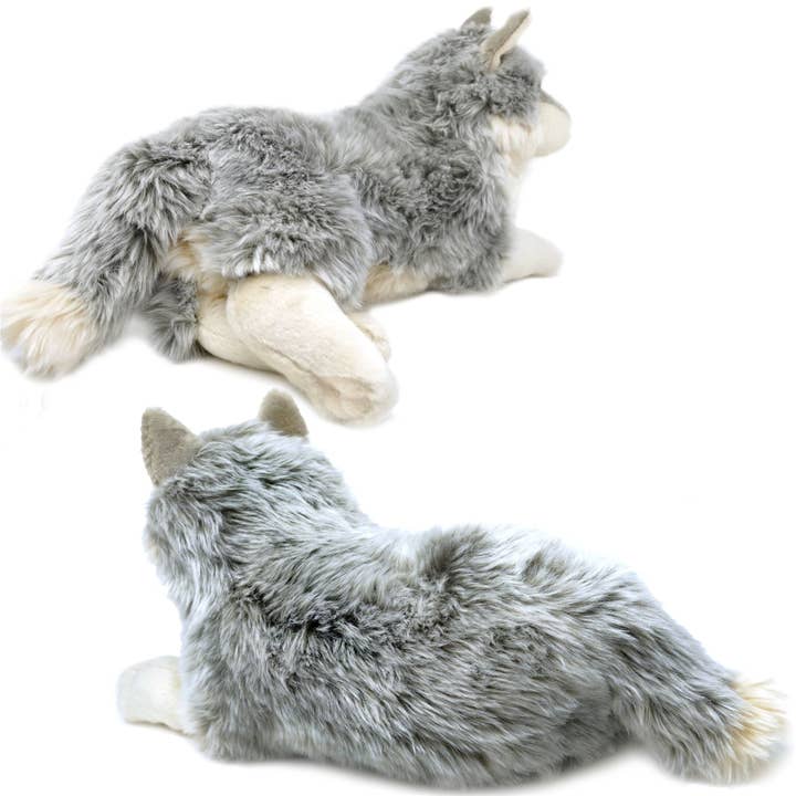 VIAHART Toy Co. - Wholesale Stuffed/Plush Toy - Kids & Baby - Whitaker The Wolf | 18 Inch Stuffed Animal Plush4